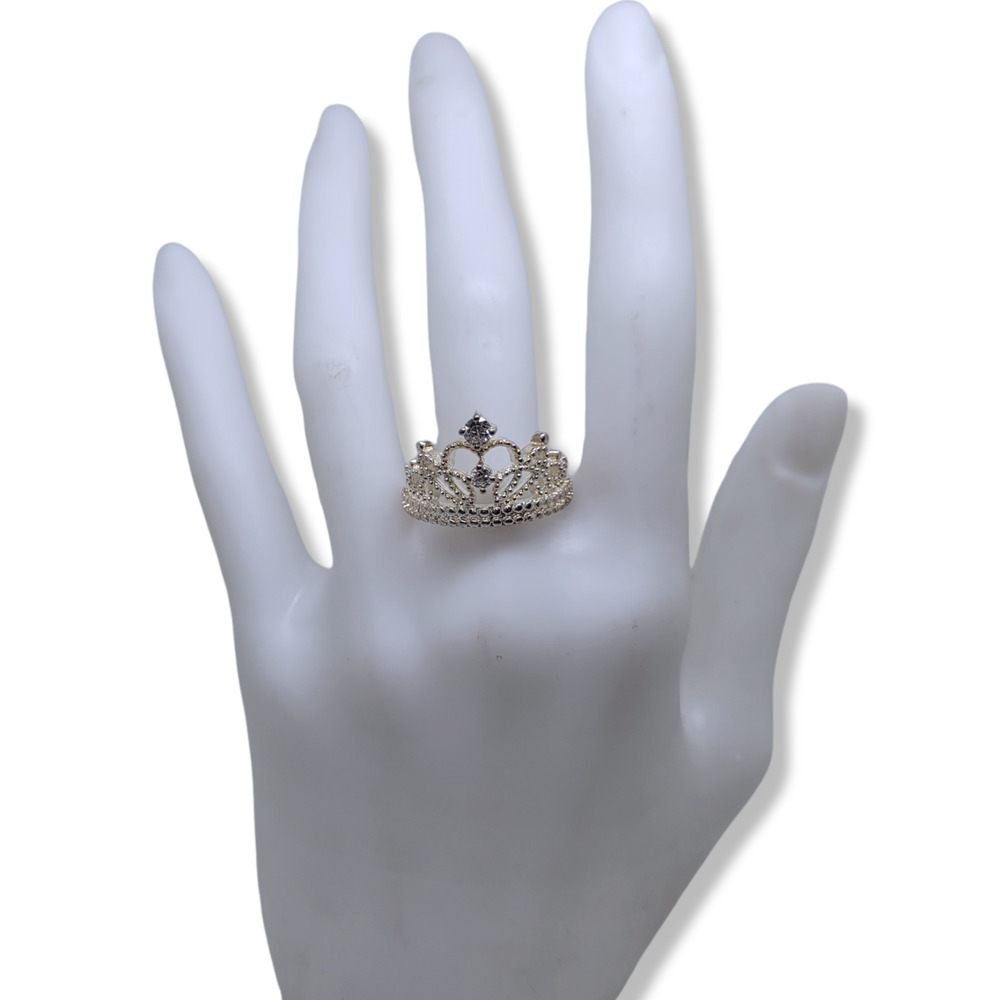 Sterling Silver Plated Round Simulated Diamond Cr… - image 8